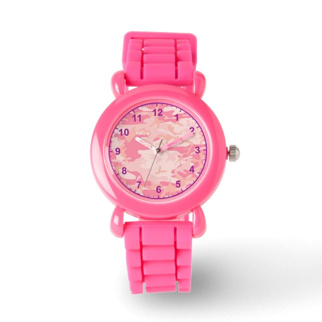 Gorgeous and Elegant Pink Cameo Watch (Front)