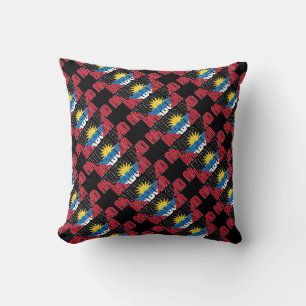 Gorgeous Antigua and Barbuda National Cushion