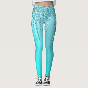 Women's Turquoise Ombre Leggings 