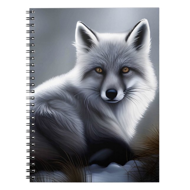 Gorgeous Artic Fox  Notebook (Front)