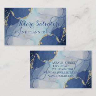 Gorgeous Awesome Beautiful Blue Marble Business Card
