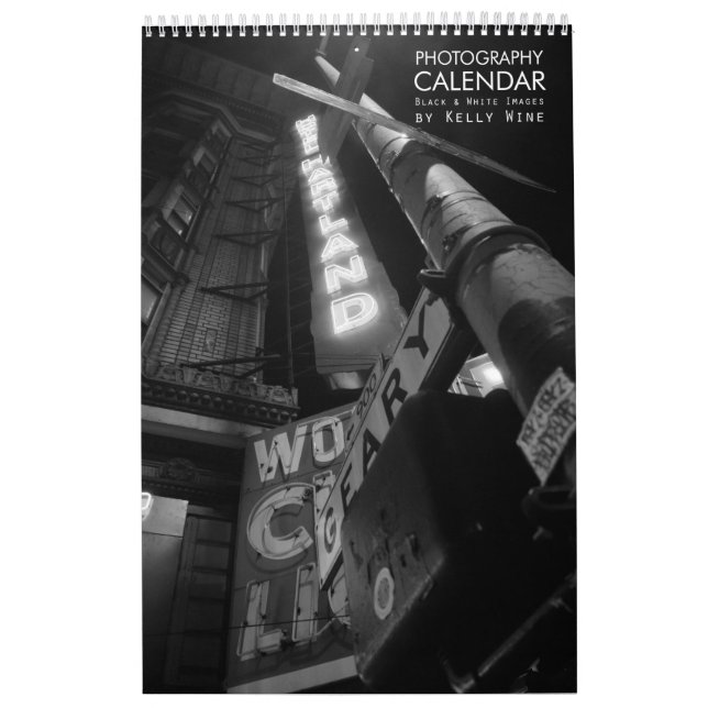 Gorgeous B&W Photo Calendar (SF Cover)- Kelly Wine (Cover)