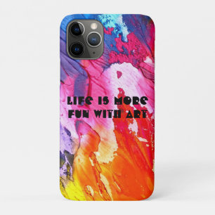 Gorgeous Beautiful Spilled Paint Art iPhone 11 Pro Case