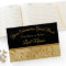 Gorgeous Black and Gold Guest Book, Personalise it