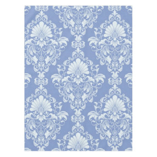 Gorgeous Blue Damask Dinnerware Tablecloth