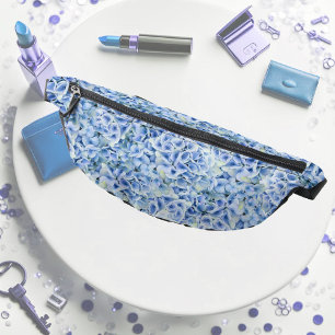 Gorgeous blue hydrangeas - floral pattern  bum bags