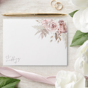 Gorgeous Blush Floral the wedding of Envelope