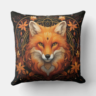 Gorgeous Boho Fox accent pillow