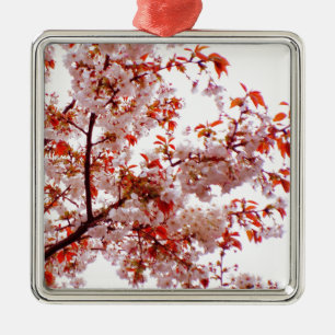 GORGEOUS BOUQUET OF BLOOMS METAL ORNAMENT