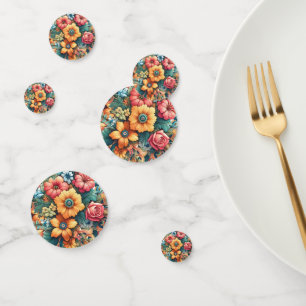 Gorgeous Bouquet of Flowers Confetti