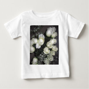 GORGEOUS BOUQUET OF WHITE ROSES BABY T-Shirt