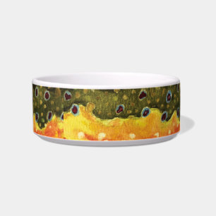 Gorgeous Brook Trout Fly Fishing Fisherman Angler Bowl
