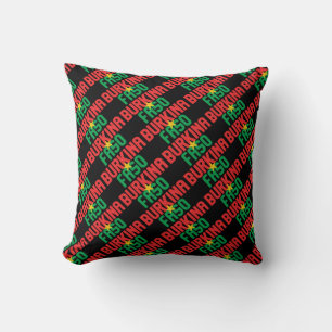Gorgeous Burkina Faso National Flag Cushion