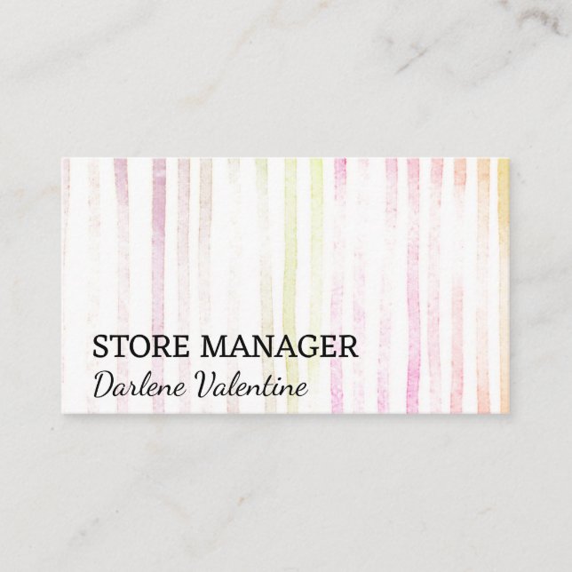 Gorgeous business cards (Front)