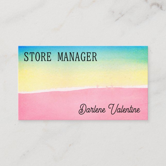 Gorgeous business cards (Front)
