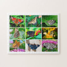 Gorgeous Butterflies Collage, Age 8, 252 Pieces
