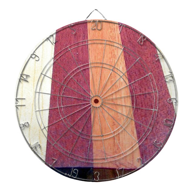 GORGEOUS CHERRY WOODS DARTBOARD (Front)