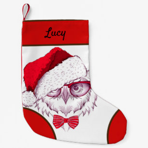 Gorgeous Christmas My sweet owl Small Christmas Stocking