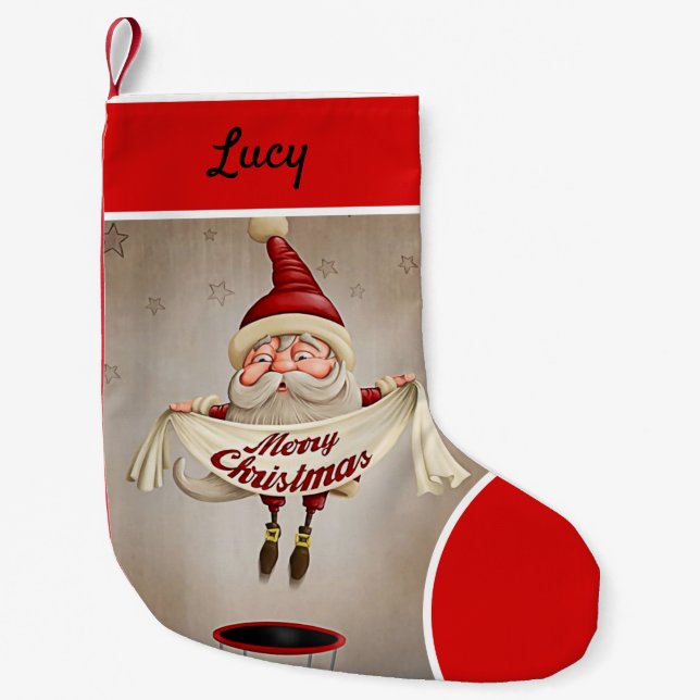 Gorgeous Christmas Small Christmas Stocking (Front)