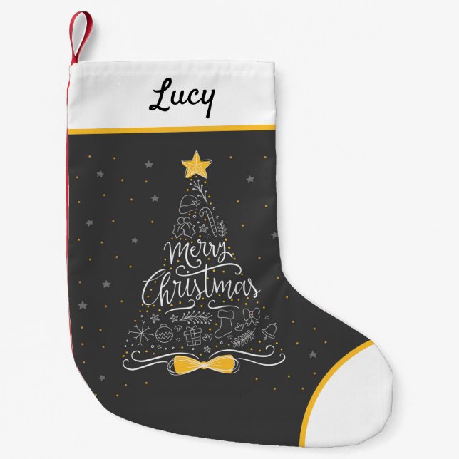 Gorgeous Christmas Small Christmas Stocking (Front)