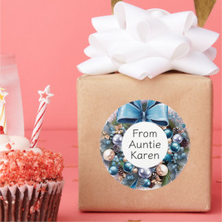 Gorgeous Christmas stickers personalized