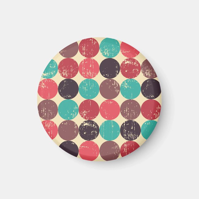 Gorgeous Circle Pattern Wallpaper Magnet (Front)