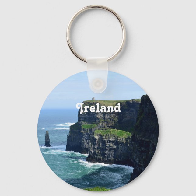 Gorgeous Cliffs of Moher Key Ring (Front)