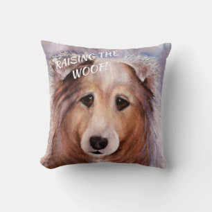 GORGEOUS COLLIE CUSHION