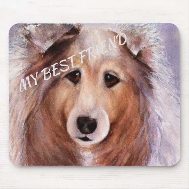 GORGEOUS COLLIE MOUSE PAD (Front)