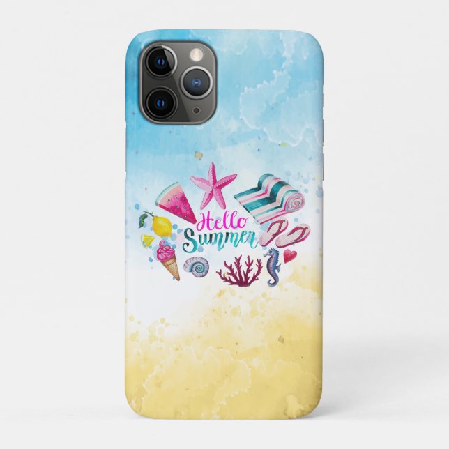 Gorgeous Cool Hello Summer Case-Mate iPhone Case (Back)