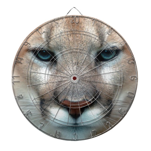 GORGEOUS COUGAR DARTBOARD (Front)