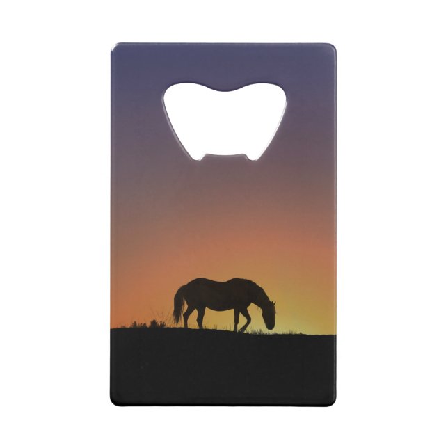 Gorgeous Credit Card Horse Bottle Opener (Front)