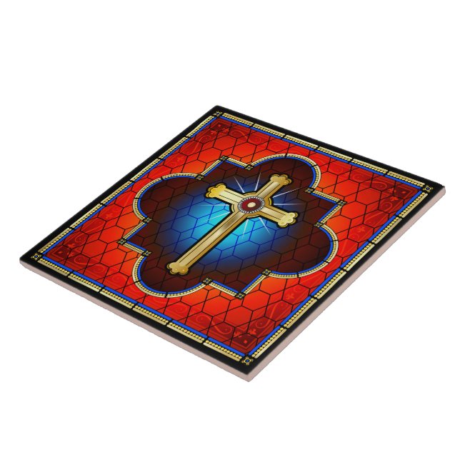Gorgeous Cross Tile (Side)