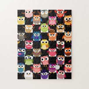 Gorgeous Custom Owl Jigsaw Puzzle