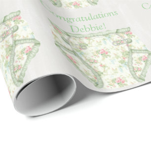 Gorgeous Custom Personalised Baby Shower Gift Wrapping Paper