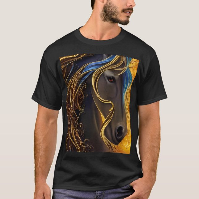Gorgeous Dark Horse Triptych T-Shirt (Front)