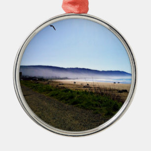 Gorgeous Day in Crescent City Beach, California Metal Ornament