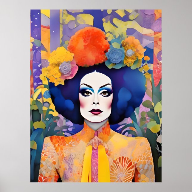 Gorgeous Drag Queen Poster (Front)