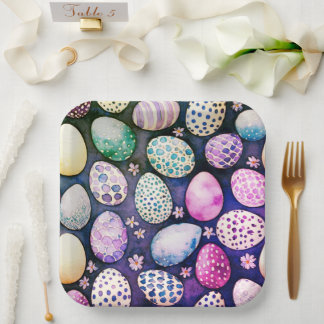 Gorgeous Easter paper plates