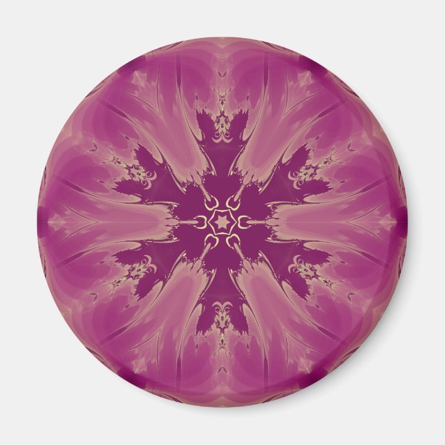 Gorgeous Exotic Flower Purple Shades Magnet (Front)