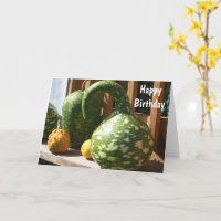 Gorgeous Fancy Gourds Nature Birthday