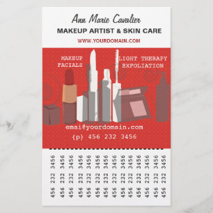 Gorgeous Fashion Beauty Makeup Artist Business Flyer