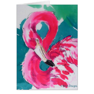 Gorgeous Flamingo Bird Tropical Art Print