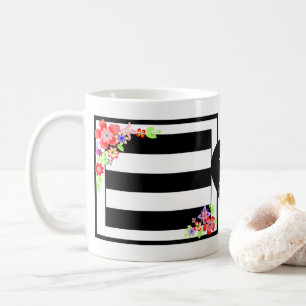 "Gorgeous Floral" Mug Initials.