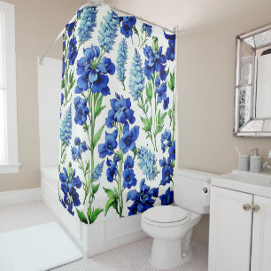Gorgeous floral shower curtain