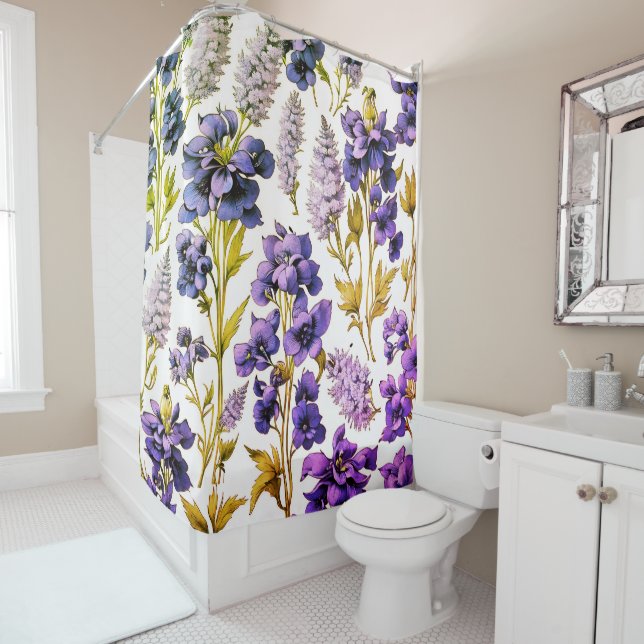 Gorgeous floral  shower curtain (In Situ)