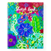 Gorgeous Flower Sketchbook