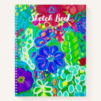Gorgeous Flower Sketchbook Notebook