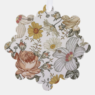 Gorgeous flowers tree decoration card