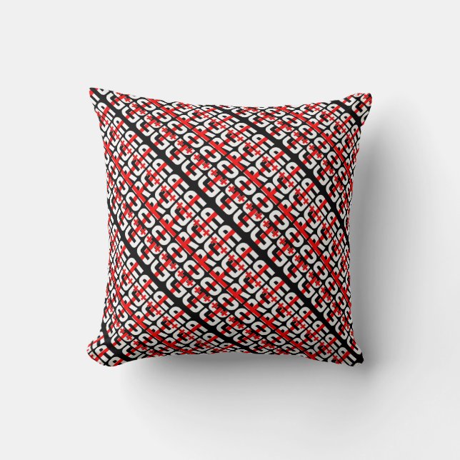 Gorgeous Georgia National Flag Cushion (Front)